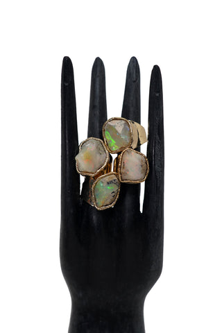 fluorite trio earrings