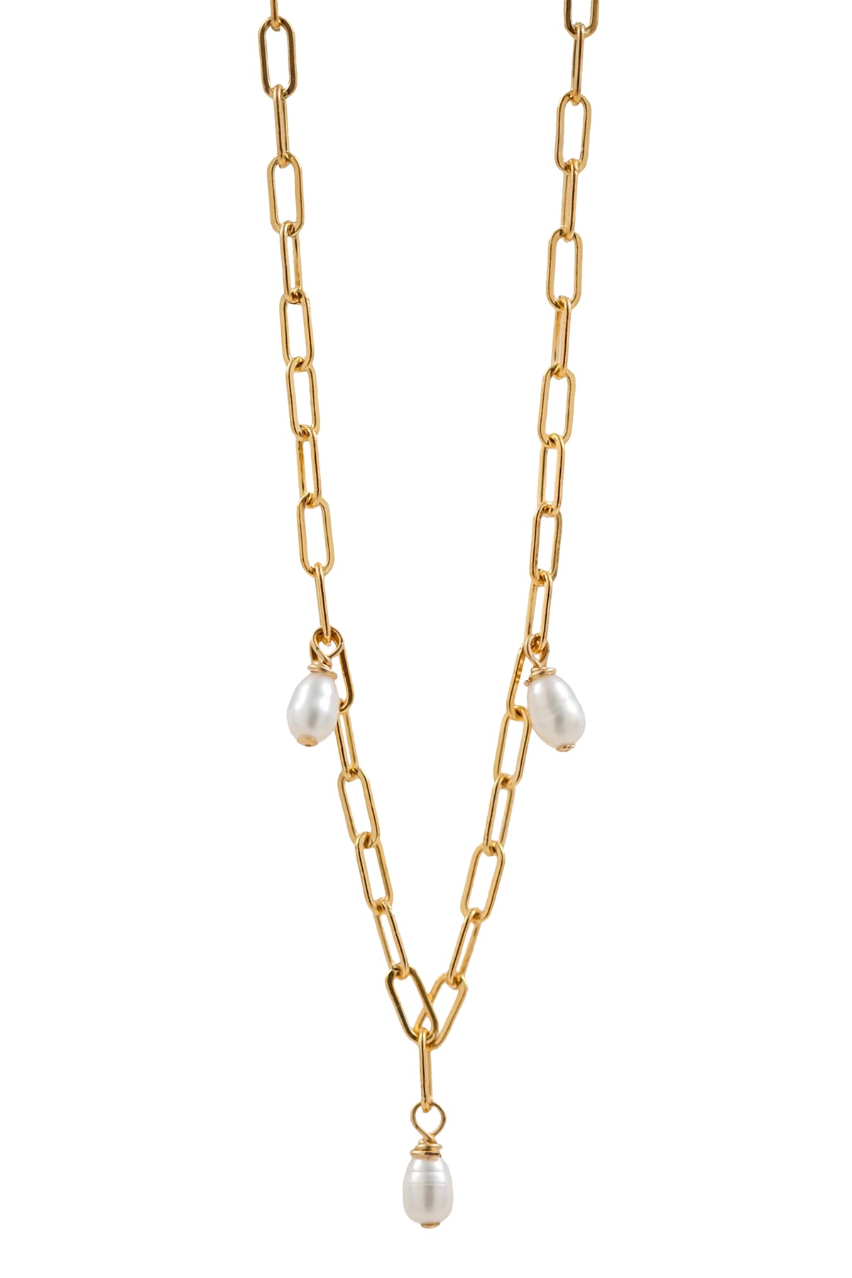 pearl trio necklace