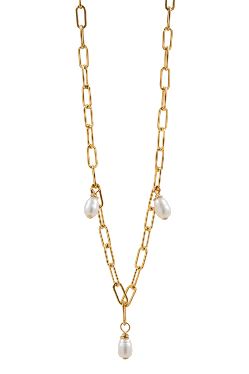 pearl trio necklace