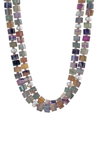 fluorite necklace