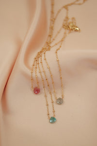 gem drop necklace