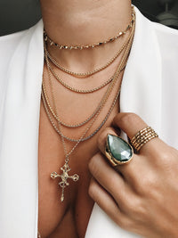 roma cross necklace